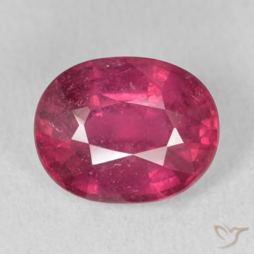 3.51ct Натуральный Средний красный Рубин, Овал, VS-SI