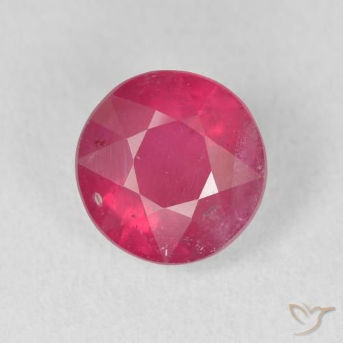 3.12ct Натуральный Розовато-красный Рубин, Круглый, VS-SI