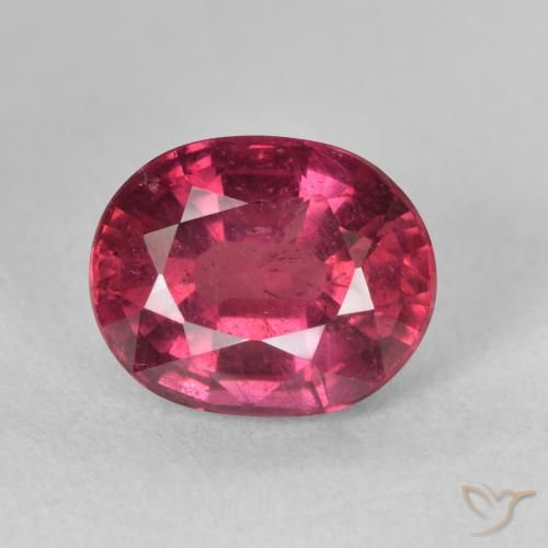 4.54ct Натуральный Средний красный Рубин, Овал, VS-SI