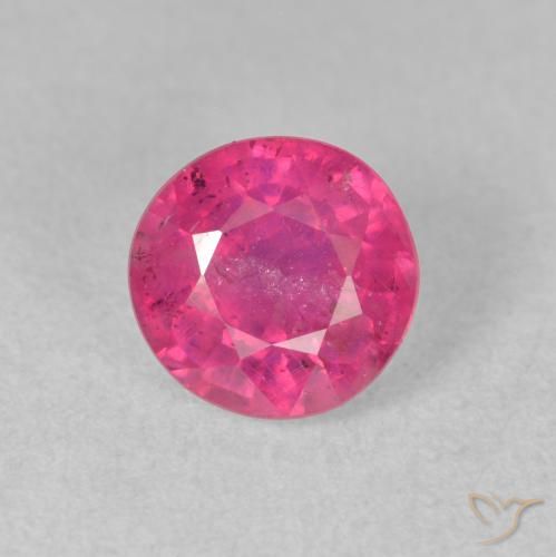 1.93ct Натуральный Светло-красный Рубин, Круглый, VS-SI