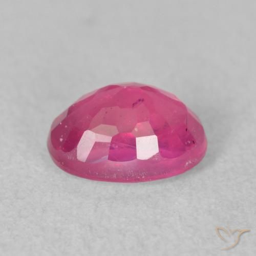 2.20 карата, натуральный Medium Dark-Pink Рубин, Овал, VS-SI