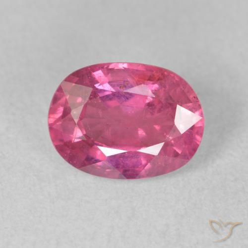 1.86ct Натуральный Розовато-красный Рубин, Овал, VS-SI