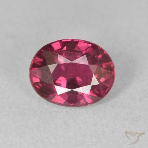 1.92ct Натуральный Розовато-красный Рубин, Овал, VS-SI