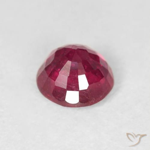 0.99 карата, натуральный Medium Dark-Red Рубин, Круглый, Чистота VS