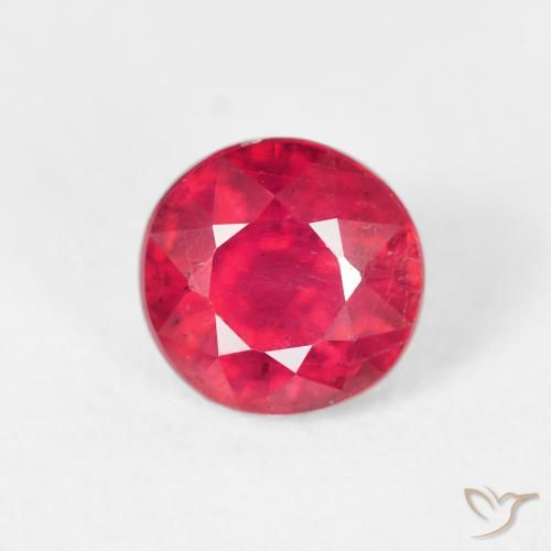 1.46ct Натуральный Пурпурный розовый Рубин, Круглый, Чистота VS