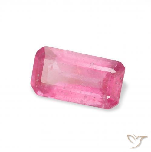 1.37 карата, натуральный Medium Dark-Pink Рубин, Октагон / Изумрудная Огранка, SI
