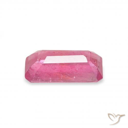 1.37 карата, натуральный Medium Dark-Pink Рубин, Октагон / Изумрудная Огранка, SI