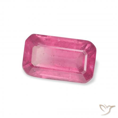 3.12 карата, натуральный Medium Dark-Pink Рубин, Октагон / Изумрудная Огранка, VS-SI