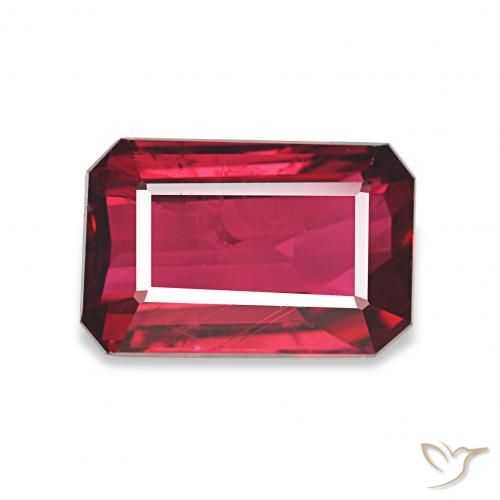 1.97ct Средний красный Рубин, Изумрудная огранка, Чистота VS
