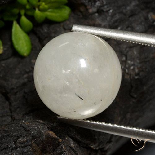 11.38ct Натуральный Очистить с черным Рутиловый кварц, Сфера / Шар, Полупрозрачный
