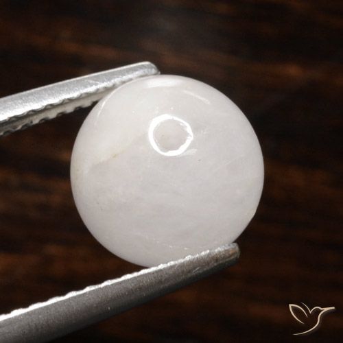 4.05ct Натуральный Серовато-белый Рутиловый кварц, Сфера / Шар, Полупрозрачный