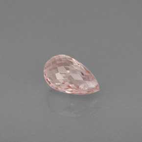 Натуральный оранжевый сапфир 1,12 карата бриолет, чистота VS
