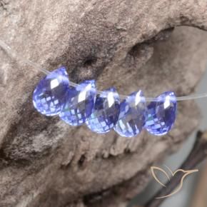 2.29 карата, натуральный Intense Blue  Сапфир, Бриолет, VVS-VS