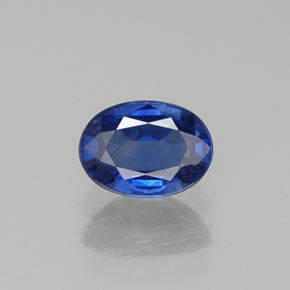 Натуральный синий сапфир 0,67 карата огранка овал, VS-SI