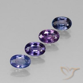 2.58 карата, натуральный Многоцветный Сапфир, Огранка Овал, VVS-VS