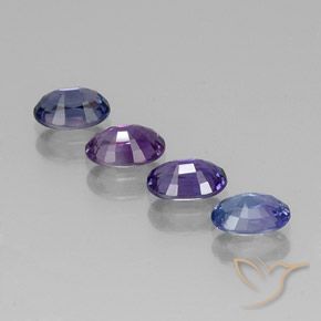 2.58 карата, натуральный Многоцветный Сапфир, Огранка Овал, VVS-VS
