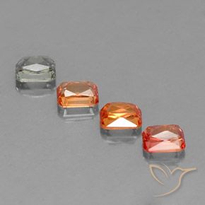 2.81 карата, натуральный Многоцветный Сапфир, Октагон / Изумрудная Огранка, Чистота VS