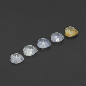 Натуральный Многоцветный Сапфир 1,58 карата Форма сердца, Чистота VS