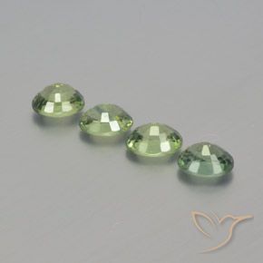 1.83 карата, натуральный Очень светлый шалфейный зеленый Сапфир, Овал, Чистота VS