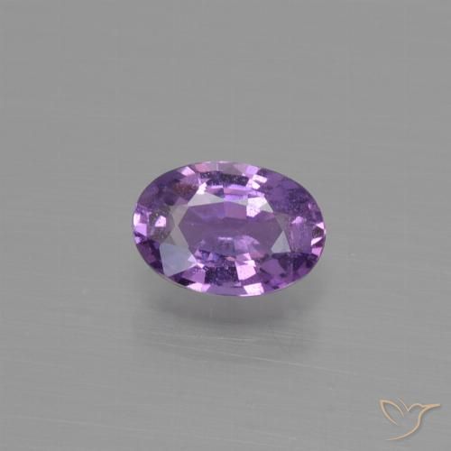 0.54ct Натуральный Средний розовый фиолетовый Сапфир, Овал, Чистота VS