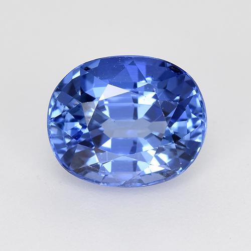 2.32ct Натуральный Средний темно-синий Сапфир, Овал, Чистота VS