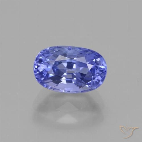 2.14ct Натуральный Электрический синий Сапфир, Овал, Чистота VS