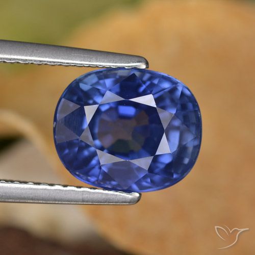 3.80ct Натуральный Васильково-синий Сапфир, Овал, Чистота VS