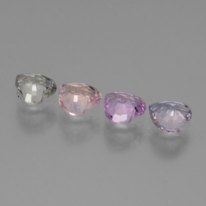 1.93 карата, натуральный Многоцветный Сапфир, Форма сердца, VVS-VS