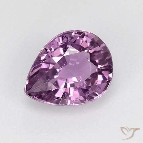 1.26ct Натуральный Интенсивный фиолетовый Сапфир, Форма груши, Чистота VS