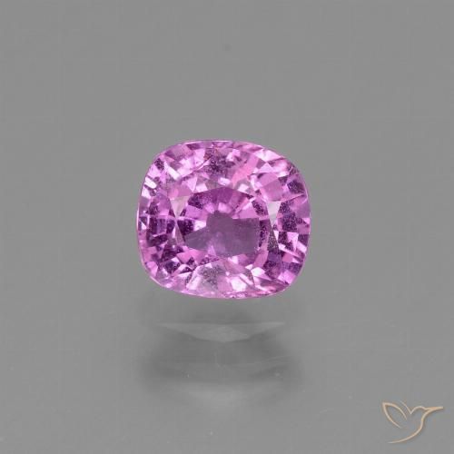 1.10ct Натуральный Средний фиолетовый Сапфир, Подушка, VS-SI