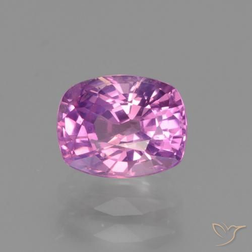 1.42ct Натуральный Розовато-пурпурный Сапфир, Подушка, Чистота VS