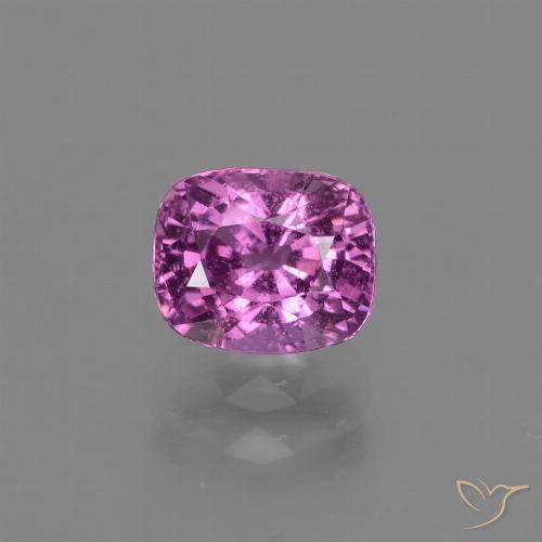 1.22ct Натуральный Глубокий розовато-фиолетовый Сапфир, Подушка, VS-SI