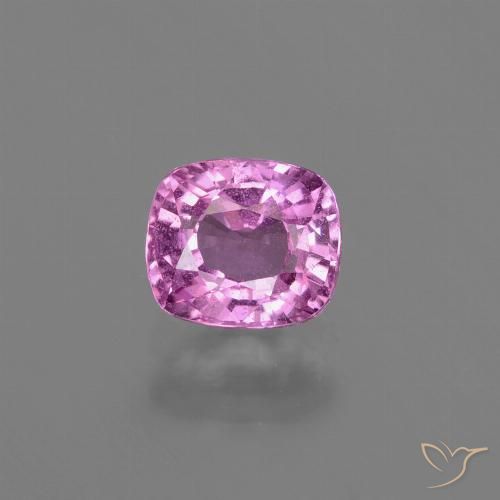 1.07ct Натуральный Глубокий розовато-фиолетовый Сапфир, Подушка, Чистота VS