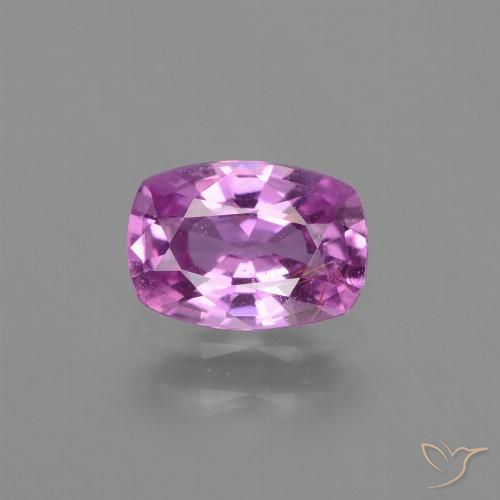 1.10ct Натуральный Глубокий розовато-фиолетовый Сапфир, Подушка, Чистота VS