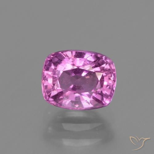 1.54ct Натуральный Средний фиолетовый Сапфир, Подушка, Чистота VS