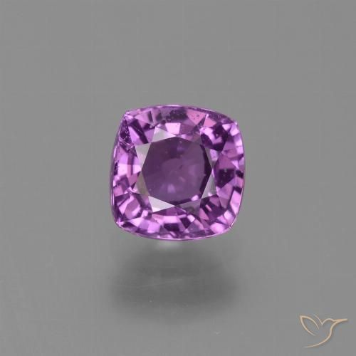 1.44ct Натуральный Средний фиолетовый Сапфир, Подушка, Чистота VS