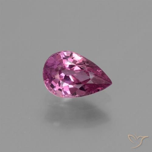 1.07ct Натуральный Красновато-пурпурный Сапфир, Форма груши, Чистота VS