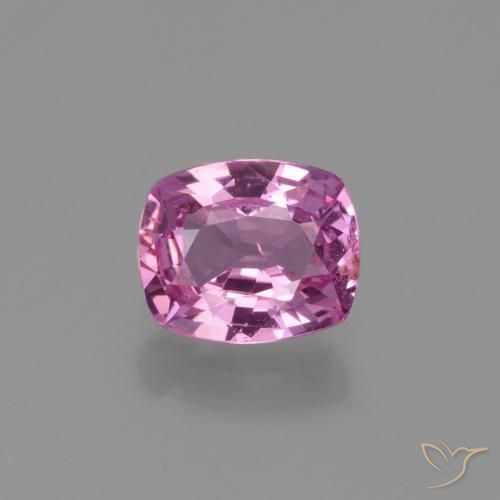 1.28ct Натуральный Яркий розовато-фиолетовый Сапфир, Подушка, Чистота VS