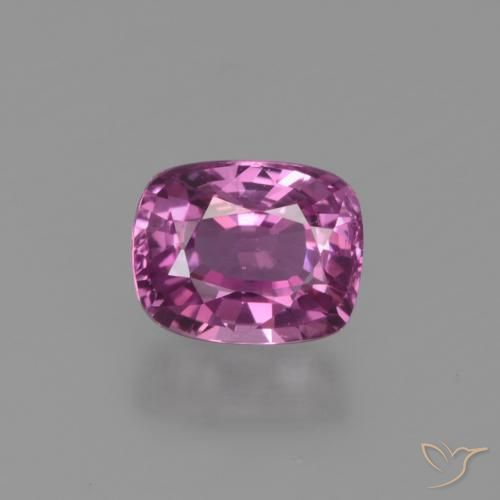 1.22ct Натуральный Средне-темно-фиолетовый Сапфир, Подушка, VVS-VS
