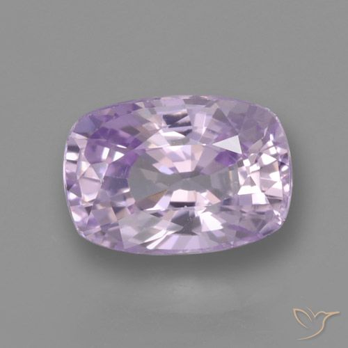 1.09ct Натуральный Розовато-фиолетовый Сапфир, Подушка, Чистота VVS
