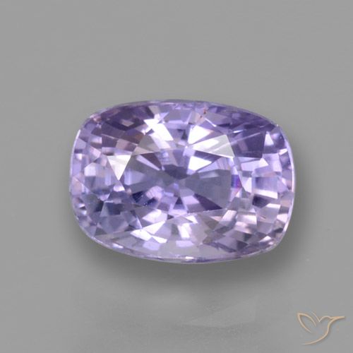 1.11ct Натуральный Средний светлый фиолетовый Сапфир, Подушка, VVS-VS