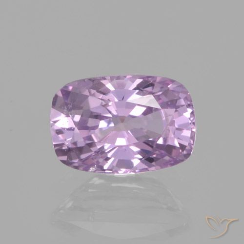 1.00ct Натуральный Розовато-пурпурный Сапфир, Подушка, Чистота VS