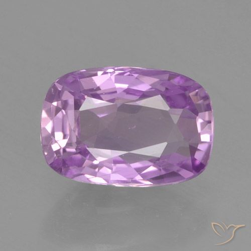1.07ct Натуральный Сирень Сапфир, Подушка, VVS-VS