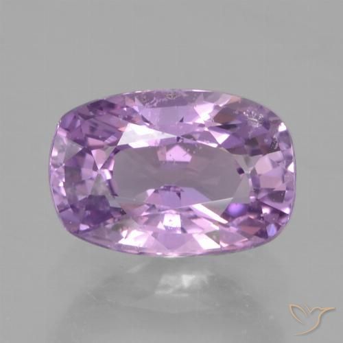 1.13ct Натуральный Средний фиолетовый Сапфир, Подушка, Чистота VS