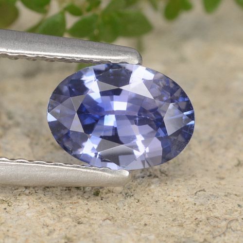 0.71ct Натуральный Средний темно-синий Сапфир, Овал, VVS-VS
