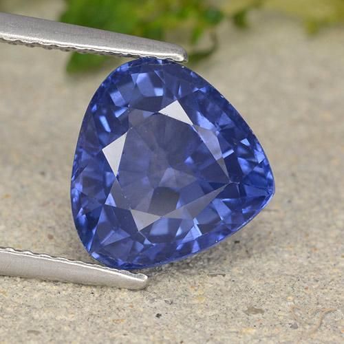 4.81ct Натуральный Васильково-синий Сапфир, Форма груши, Чистота VS