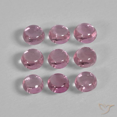 1.56ctw Натуральный Medium Deep Pink Сапфир, Круглый, Прозрачный