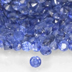 0.01 карата, натуральный Пастельно-синий Сапфир, Круглый, Чистота VS