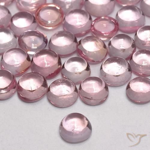 0.22ct Натуральный Светло-розовая жевательная резинка Сапфир, Круглый, Прозрачный