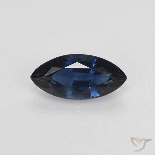 0.70ct Натуральный Королевский синий Сапфир, Маркиза, VVS-VS
